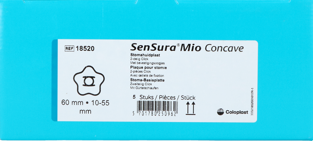 Sensura Mio Concave 2d Plaat Uitknipb. 10-55mm 5 1