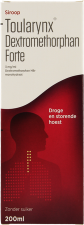 Toularynx Dextromethorphan Forte 3mg/ml Sir. 200ml 2