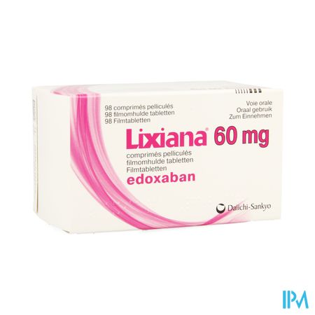 Lixiana 60mg Comp Pell 98 X 60mg