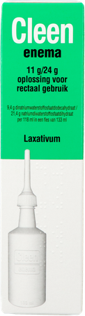 Cleen Enema 11g/24g Opl Rectaal Gebruik Fl 133ml 2