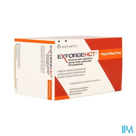 Exforge Hct 10mg/320mg/25mg Comp Omhulde 98