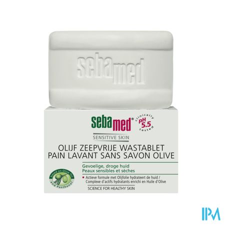 Sebamed Zeepvrij Wastablet Olijf 150g