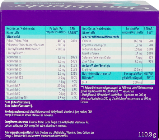 Omnibionta Postnatal 3 Borstv.8wek Tabl 56+caps 56 9