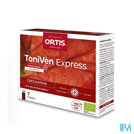 Ortis Toniven Express Monodose Fl 7x15ml