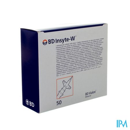 Bd Insyte-w Cath.iv 24g 3/4 0,7x19mm Geel50 381312