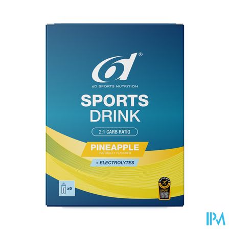 6d Sports Drink Pineapple 6x33g