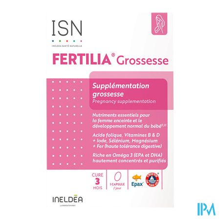 Ineldea Fertilia Grossesse Caps 90 1