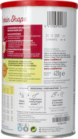 Modifast Protein Shape Vanilla Milkshake 420g 7