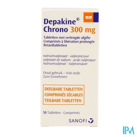 Depakine Chrono 300 Lib. Prolongee Comp 50 Fl 1