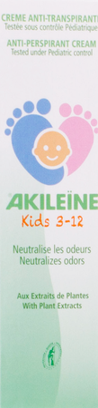 Akileine Kids 3-12 Creme A/transpiratie Tube 50ml 2
