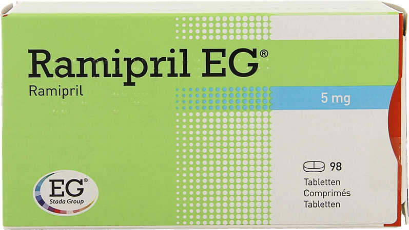 Ramipril Eg 5mg Impexeco Comp 98 X 5mg Pip 1