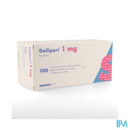 Dailiport 1,0mg Verlengde Afgifte Caps 100