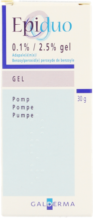 Epiduo 0,1% - 2,5% Gel Pomp 30g 1