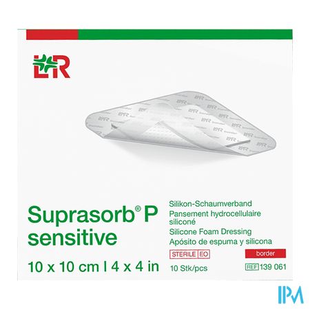 Suprasorb P Sensitive Border 10x10cm 10 139061 1