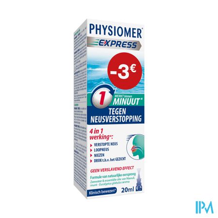 Physiomer Express Pocket 20ml -3€