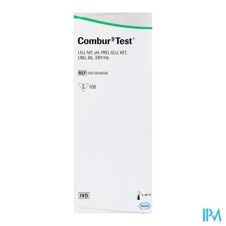 Combur 9 Test Strips 100 04510046040 1