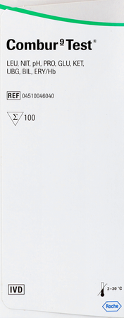 Combur 9 Test Strips 100 04510046040 1