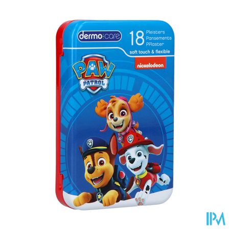 Dermo Care Soft&sens. Paw Patrol Pleist. Strips 18