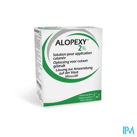 Alopexy 2 % Liquid Fl Pipette/spray 3x60ml