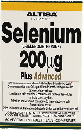 Altisa Selenium 200mcg Plus Advanced Comp 60 1