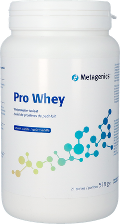 Pro Whey Vanille Nf Pdr 21port. Metagenics 1
