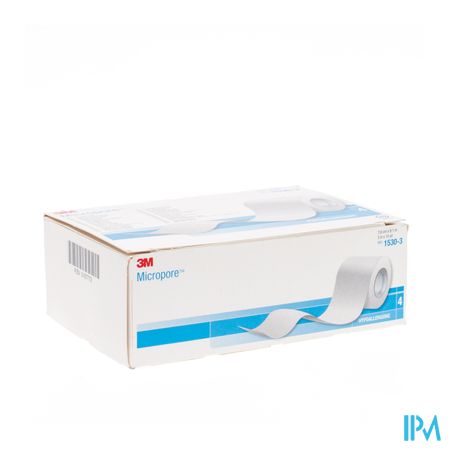 Micropore 3m Hechtpleister 75mmx9,15m Rol 4 1530