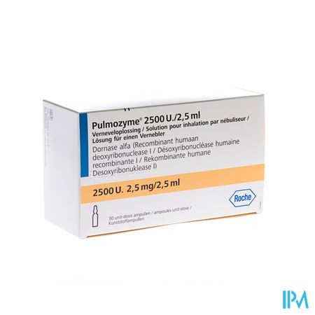 Pulmozyme Amp Neb 30x2,5mg/2,5ml 1