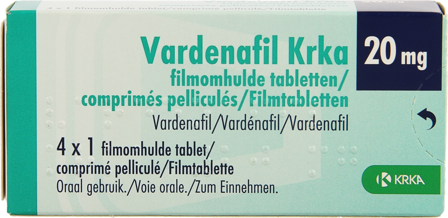 Vardenafil Krka 20mg Filmomh Tabl 4 X 20mg 1
