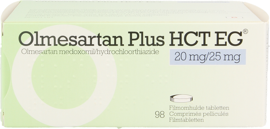 Olmesartan Plus Hct EG 20Mg/25,0Mg Filmomh Tabl 98 1