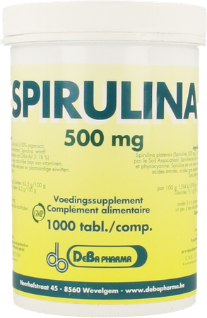 Spirulina Comp 1000x500mg Deba 7