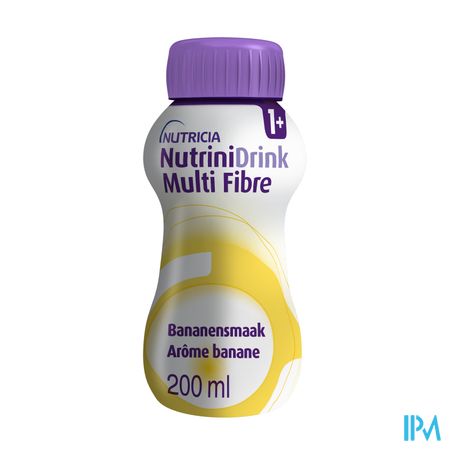 NutriniDrink Multi Fibre Bananensmaak Flesje 200ml