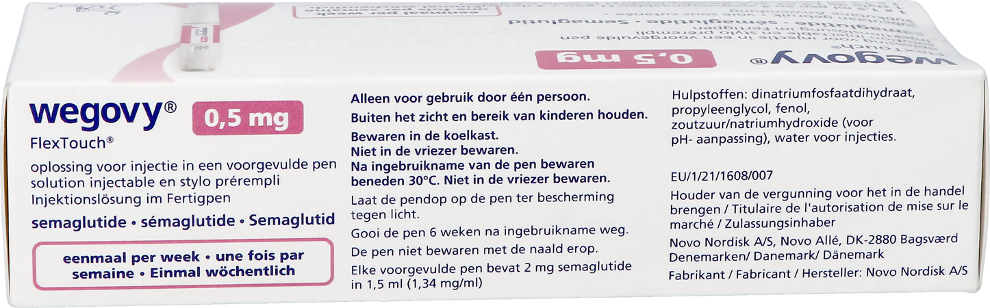 Wegovy Abacus 0,5mg Flextouch Opl Inj Voorgev.pen1 4