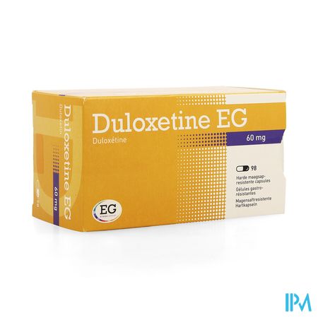 Duloxetine EG 60Mg Gastro Resist Caps 98