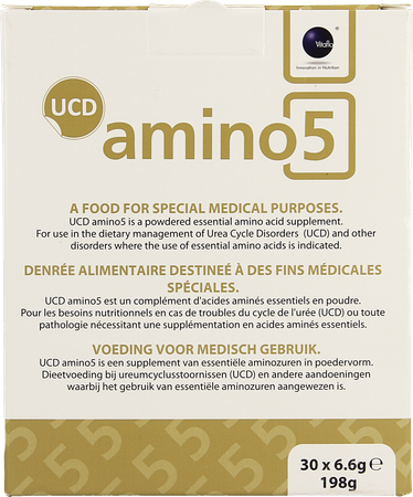Ucd Amino 5 Pdr Zakje 30x6,6g 6