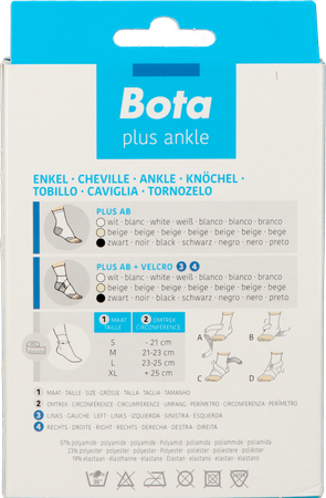 Bota Plus Chevillere+velcro Skin M 21-23cm 5
