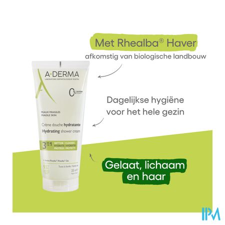 Aderma Indisp.douchegel Hydra Protect 200ml 6