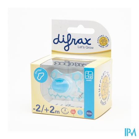 Difrax Fopspeen Newborn Dental Sil Boy -2/2m 1 796 2