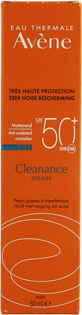 Avene Sol Spf50+ Cleanance Solaire 50ml 1