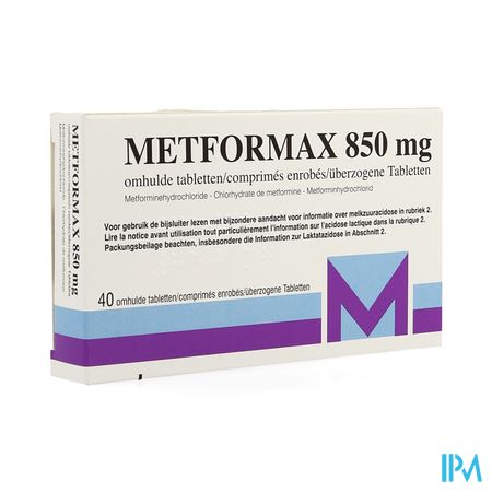 Metformax 850 Tabl 40 X 850mg