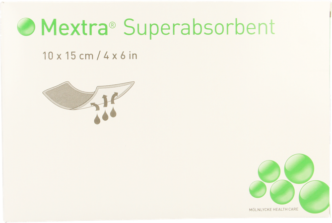 Mextra Superabsorbent Nf 10,0x15,0cm 10 610710 1