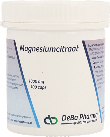 mg Citrate V-caps 100x1000mg Deba 4