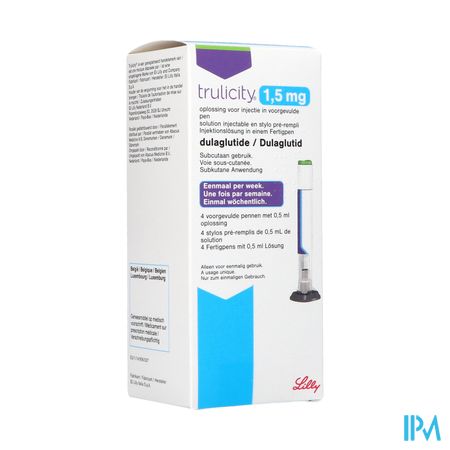 Trulicity 1,5mg Abacus Sol Inj Voorgevulde Pen 4