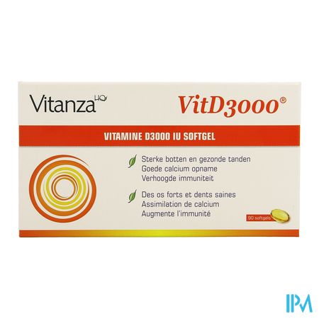 Vitanza Hq Vit D3000 Comp 90 1