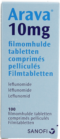 Arava 10mg Filmomh Tabl 100 X 10mg 2
