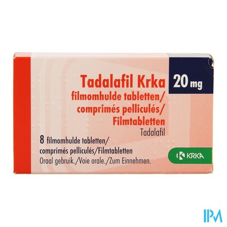 Tadalafil Krka Filmomh Tabl 8 X 20mg 1