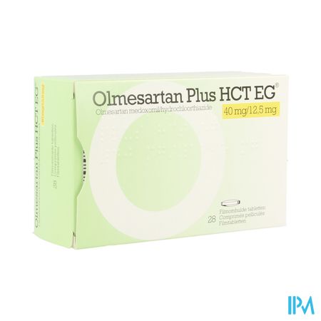 Olmesartan Plus Hct EG 40Mg/12,5Mg Comp Pell  28 1