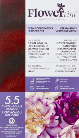 Flowertint Chatain Clair Acajou 5.5 140ml 3
