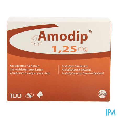 Amodip 1,25mg Kauwtabl 100 1