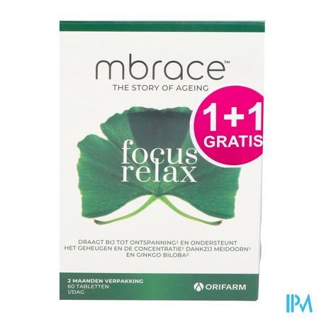Mbrace Focus & Relax Tabl 60x2 1+1 Gratis 3