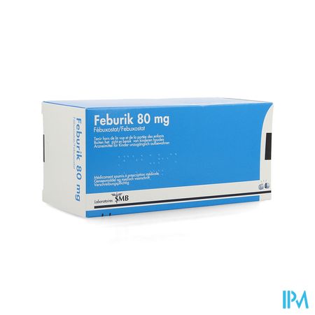 Feburik 80mg Omhulde Tabl 84 X 80mg